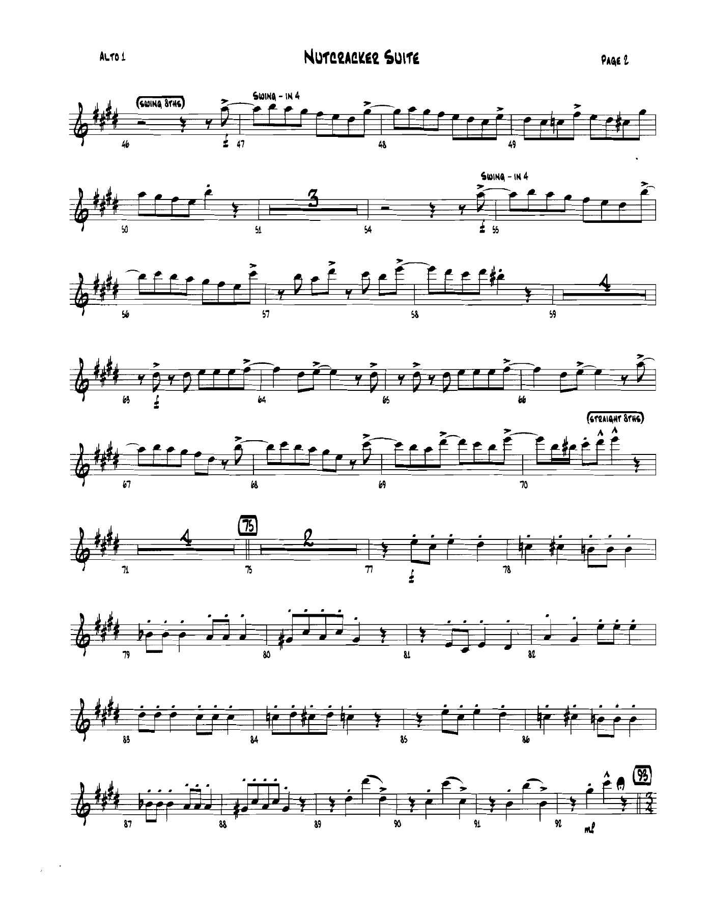 Nutcracker Suite (F.Comstock) — page 2