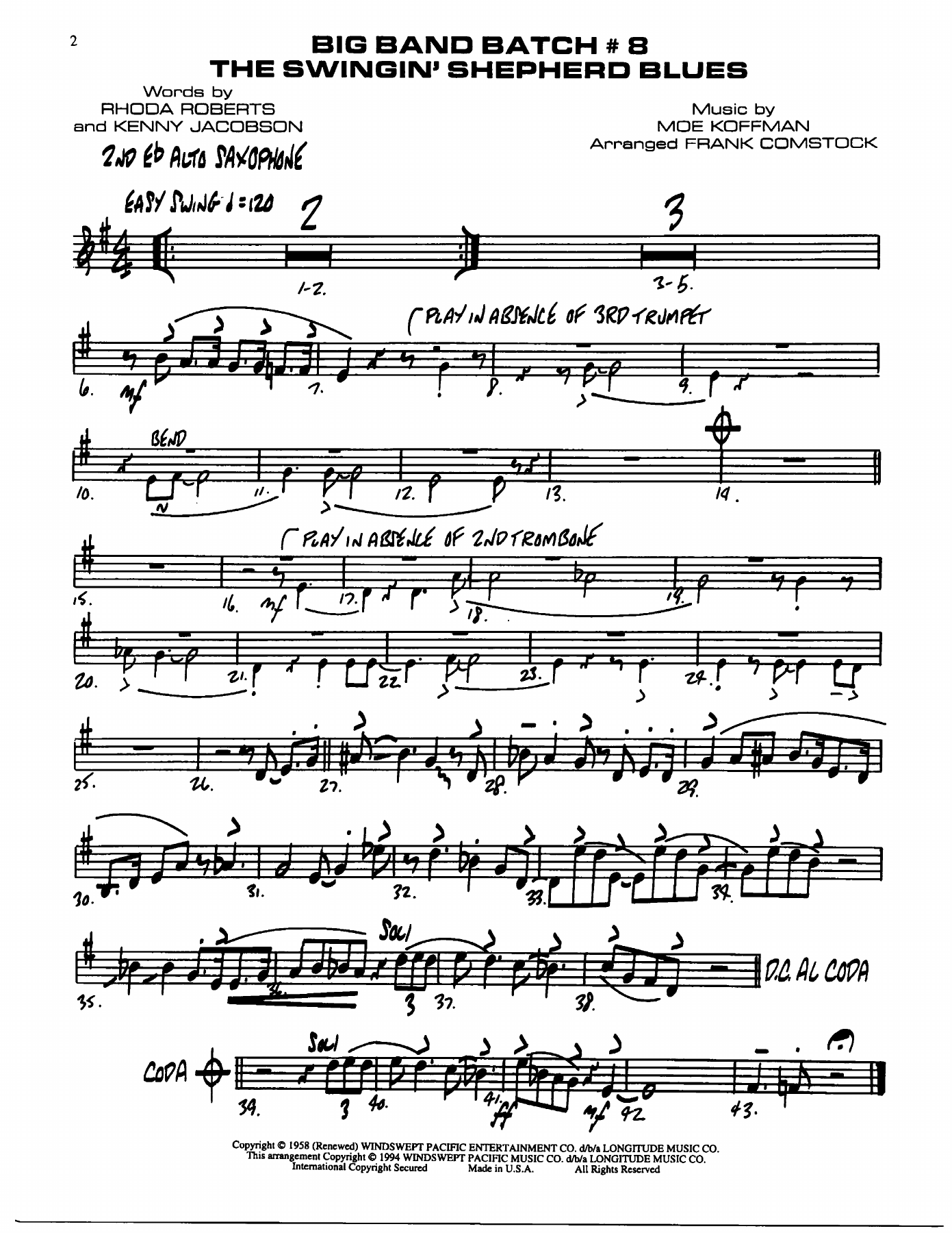 The Swingin' Shepherd Blues — page 2
