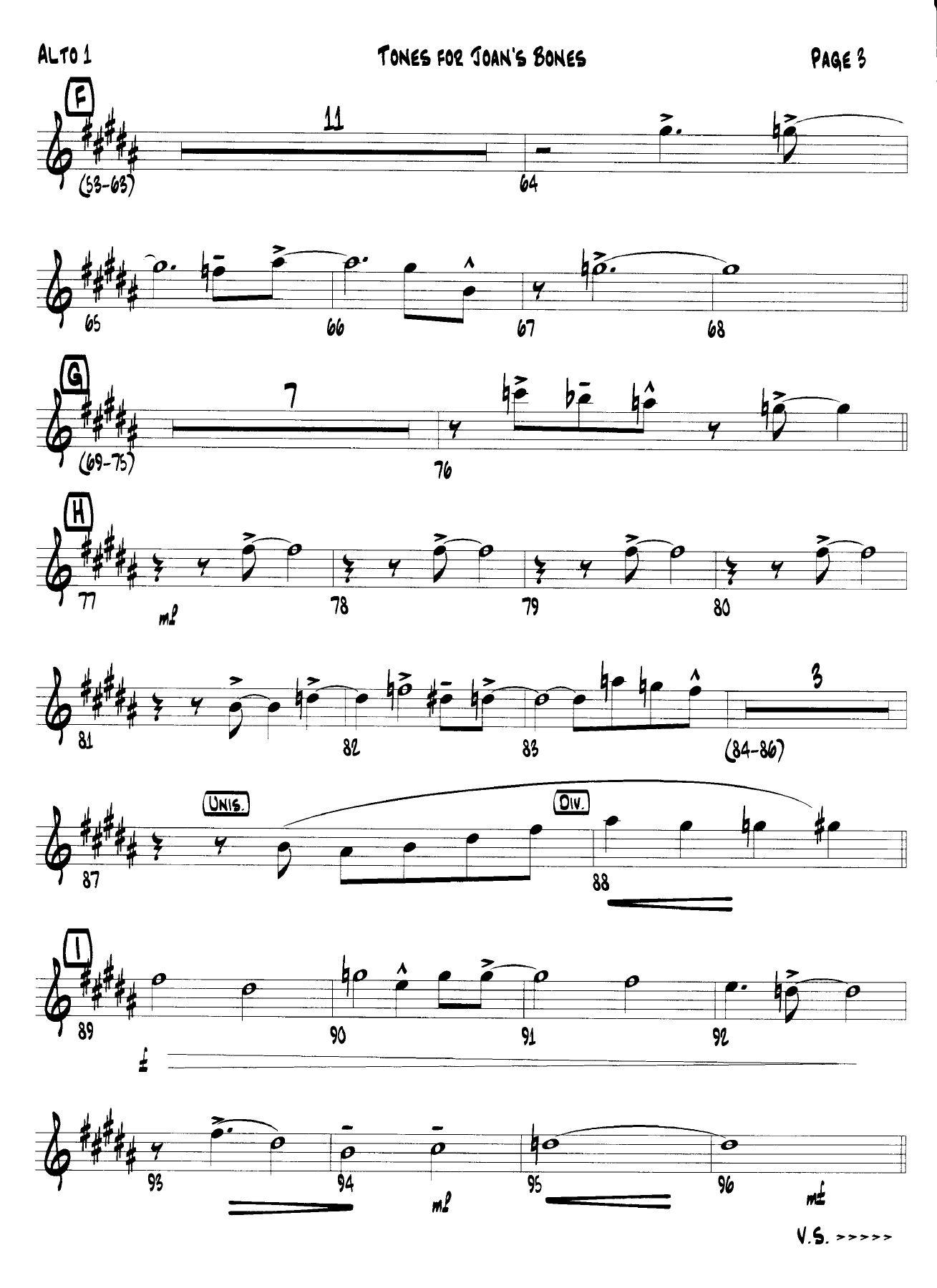 Tones For Joan's Bones (F.Foster) C.Corea — page 3