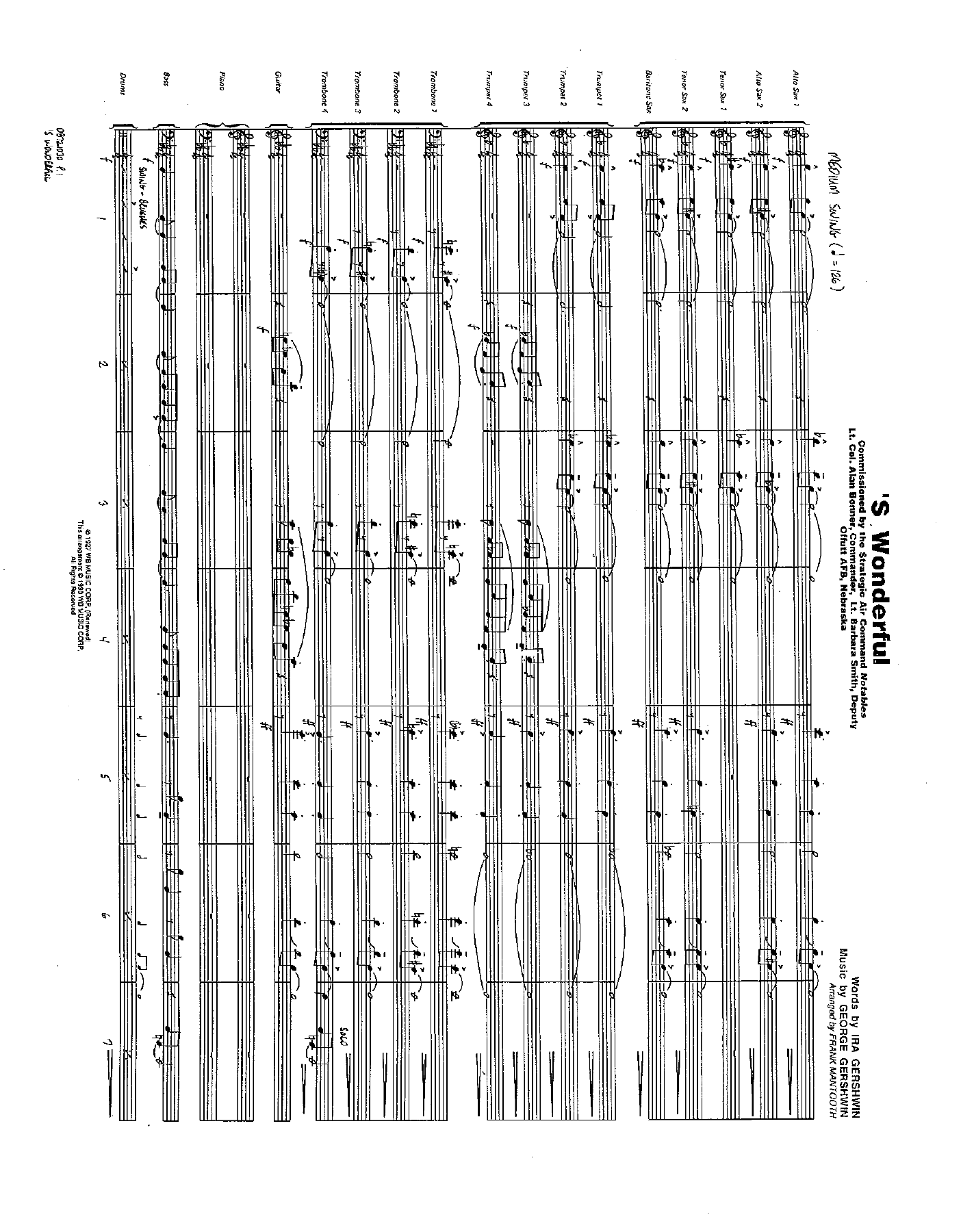 'S Wonderful — sheet music preview