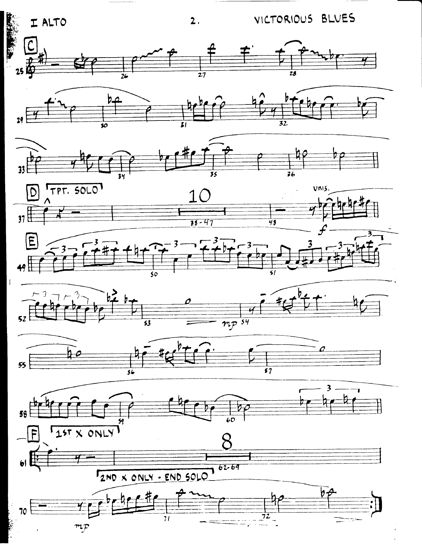 Victorious Blues 2 Arr — page 2
