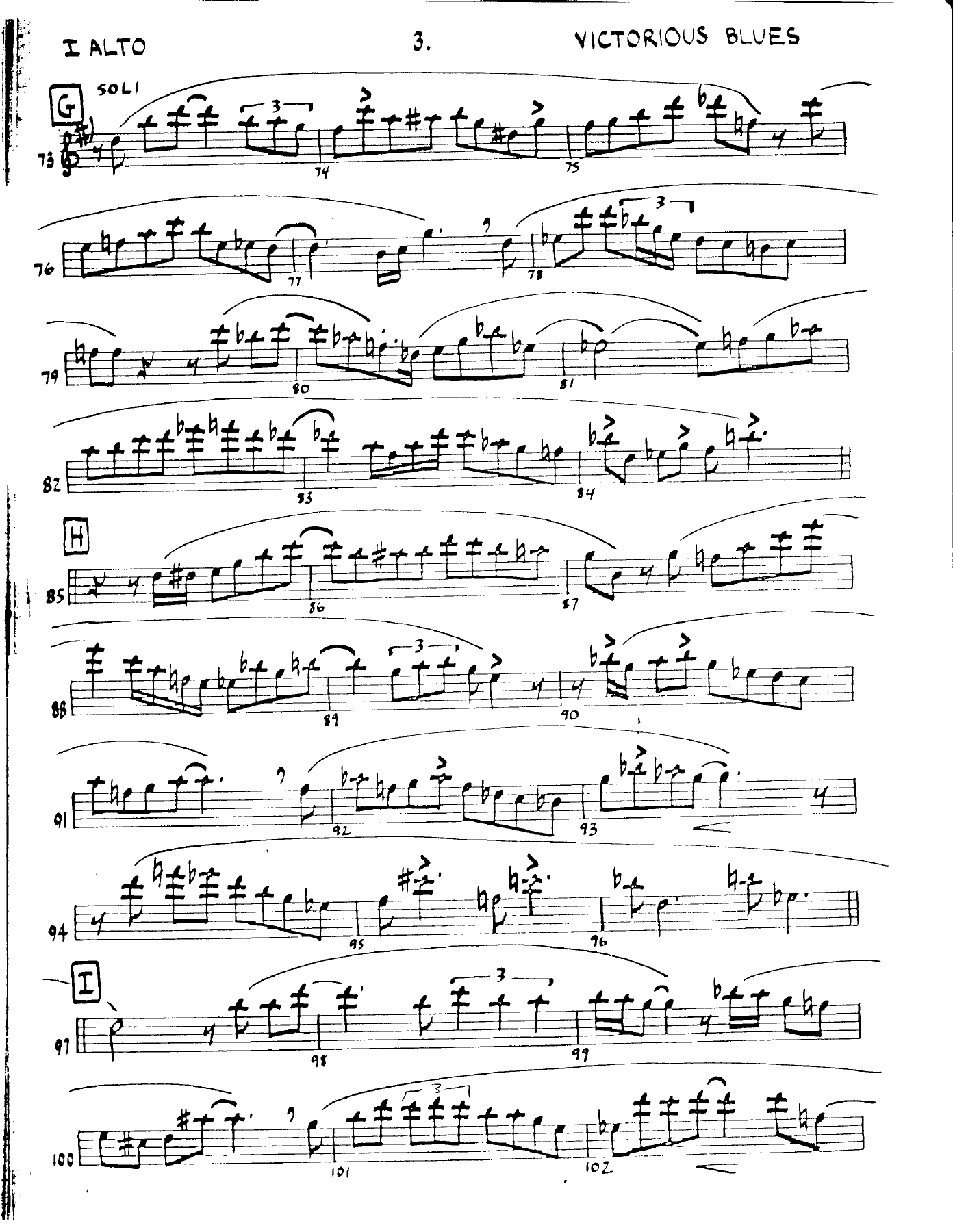 Victorious Blues 2 Arr — page 3