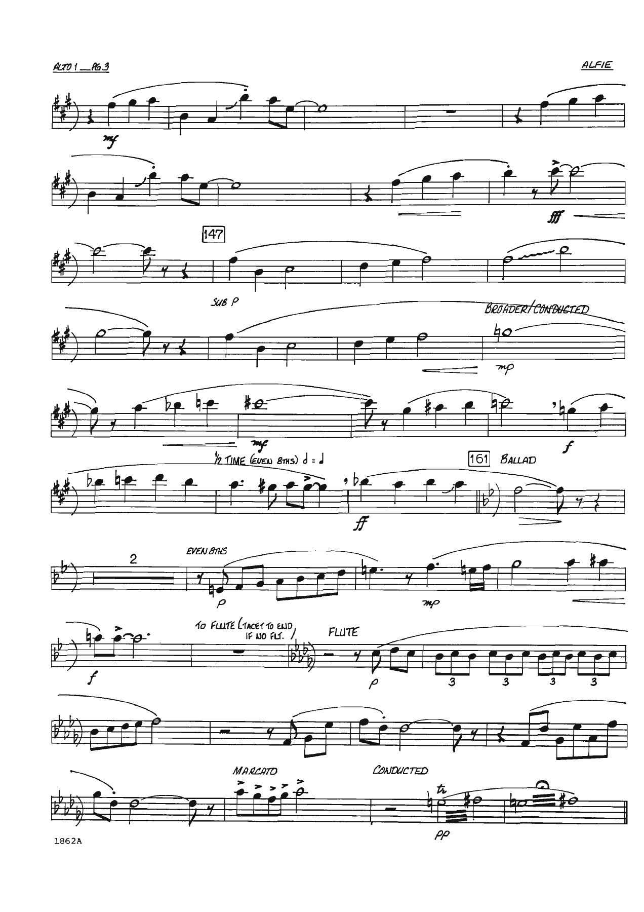 Alfie (F.Mantooth) TRP Solo — page 3