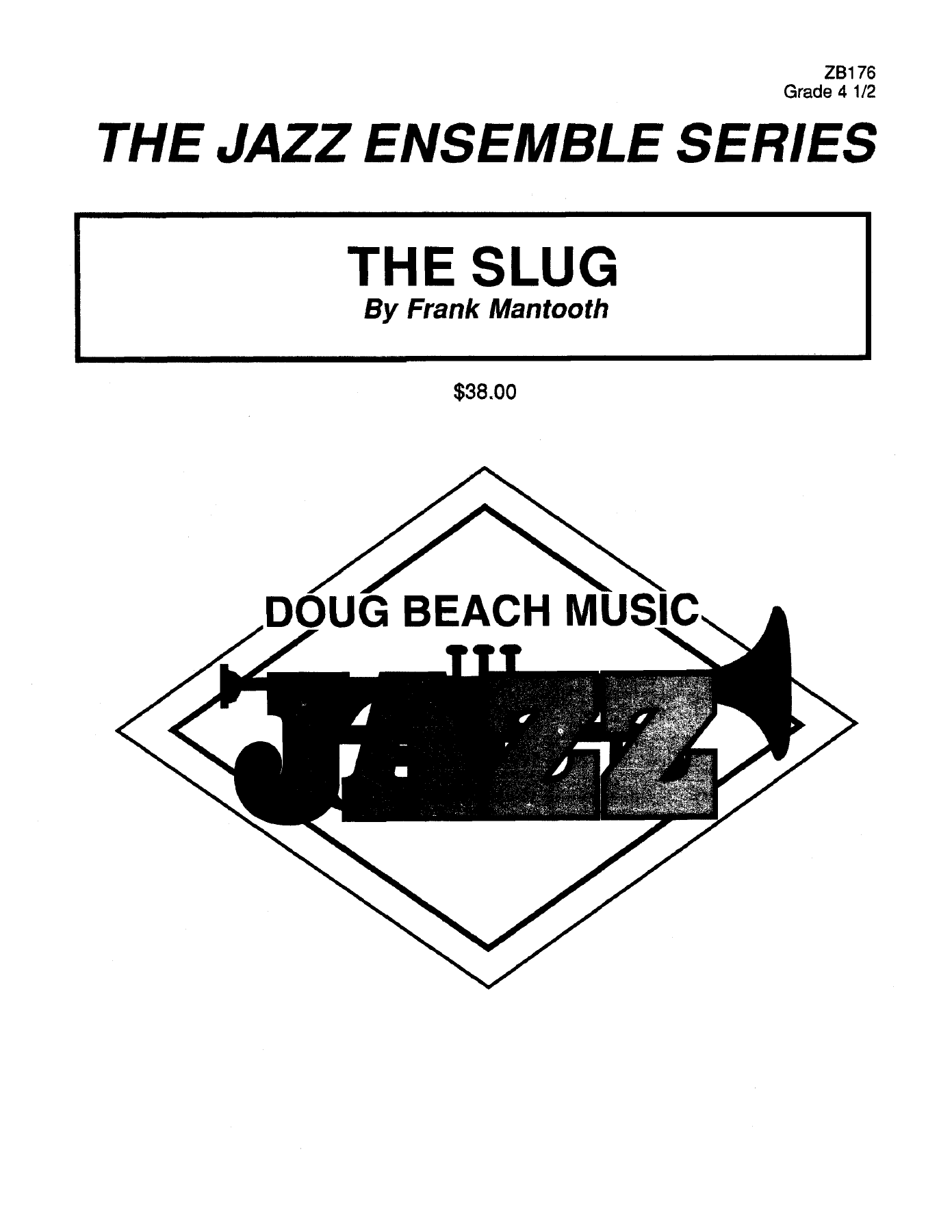 The Slug — sheet music cover (first page)