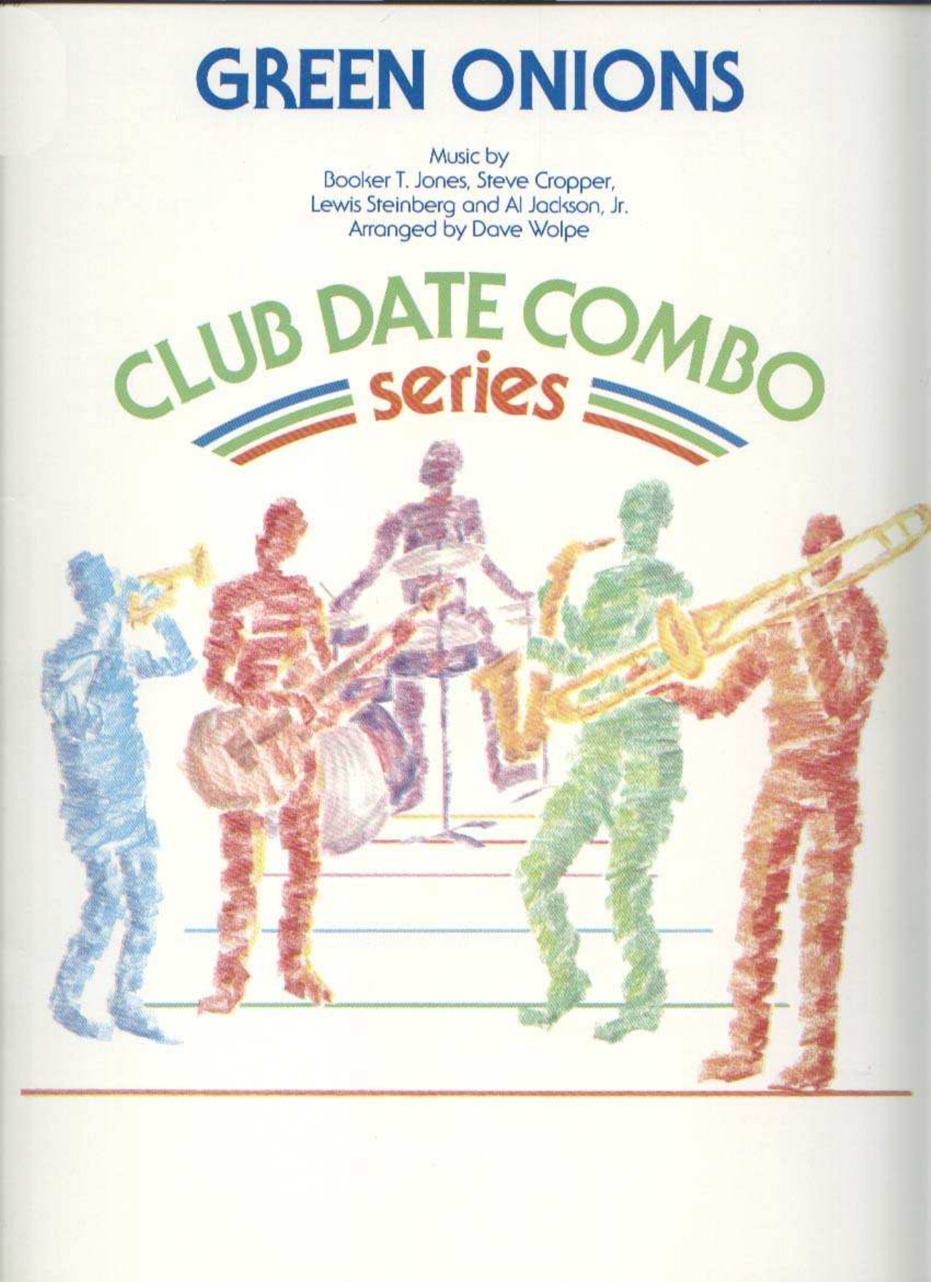 Green Onions — sheet music cover (first page)