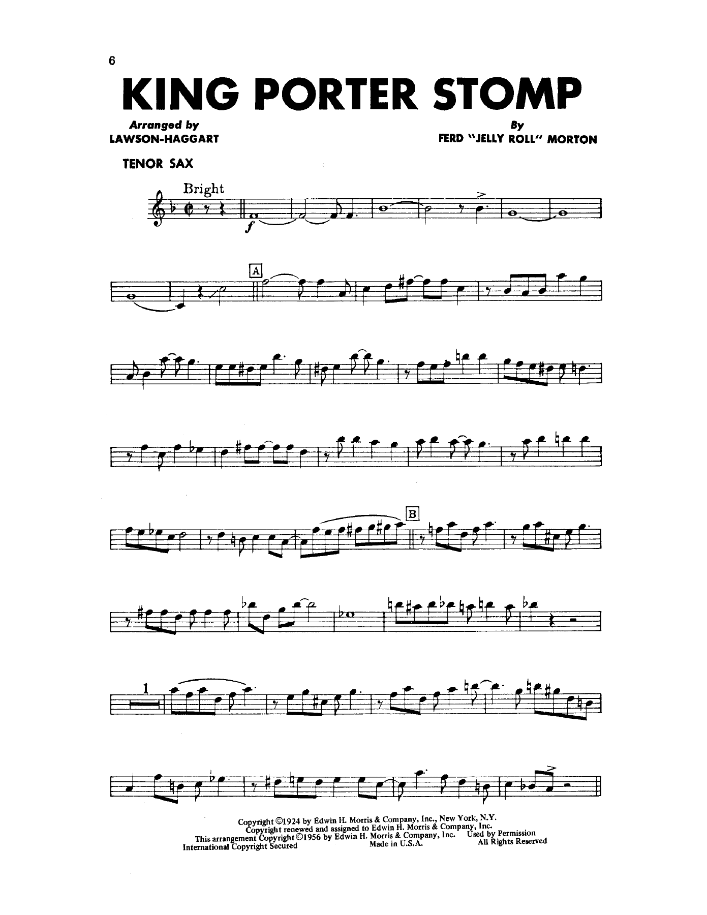 King Porter Stomp — page 3
