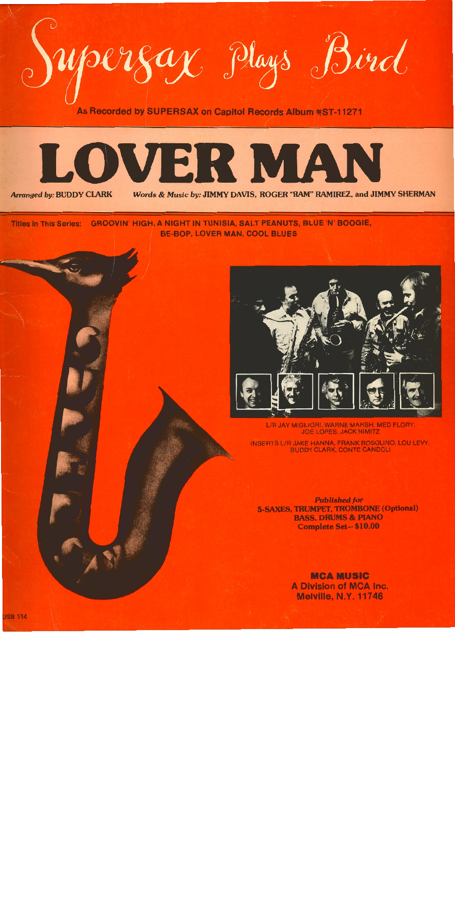 Lover Man — sheet music cover (first page)