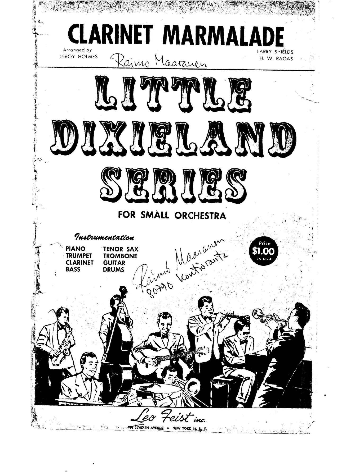 Clarinet Marmalade (L.Holmes) 2 — sheet music preview