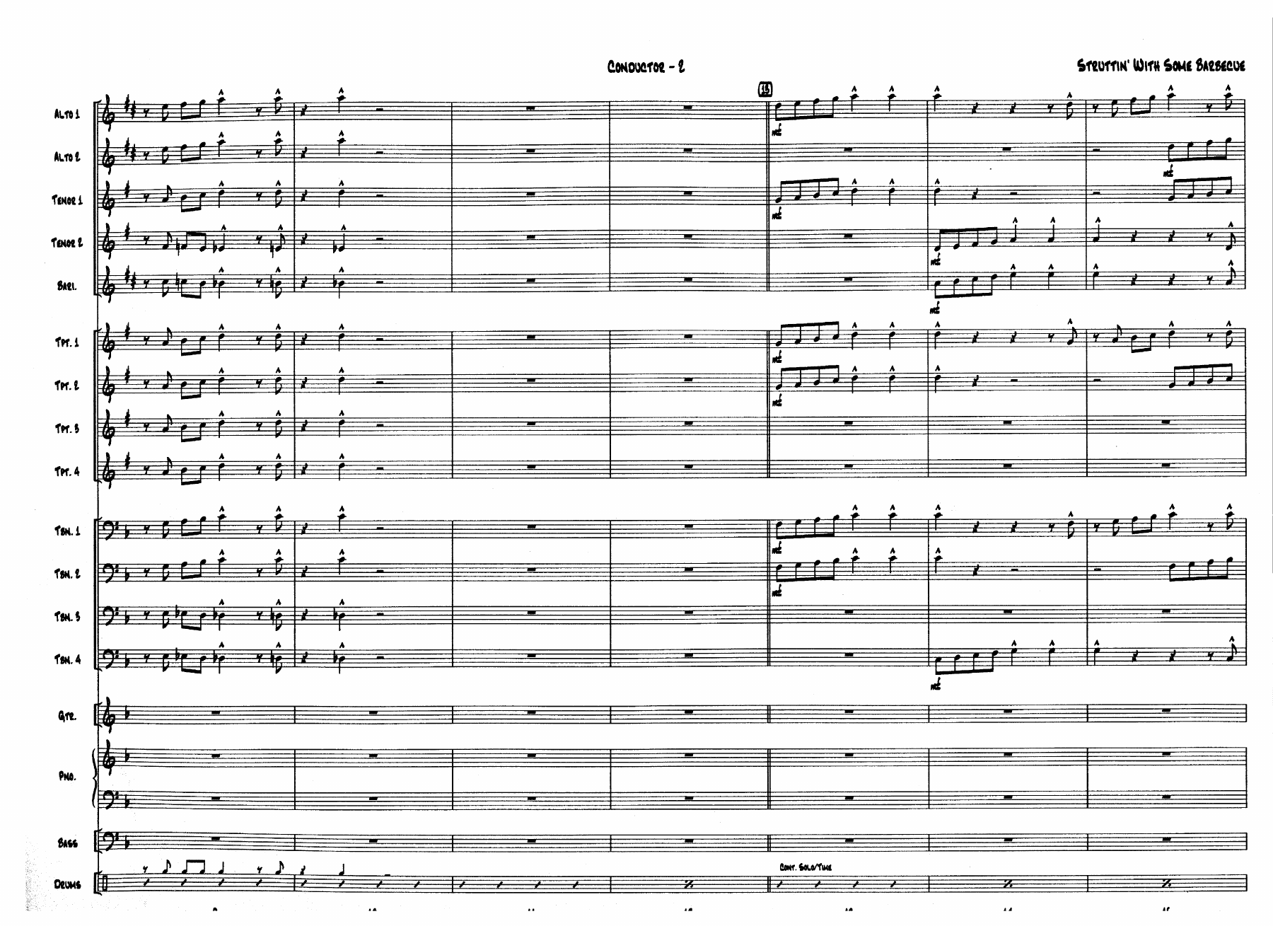 Struttin' With Some Barbecue (A.Baylock) Trp — page 2