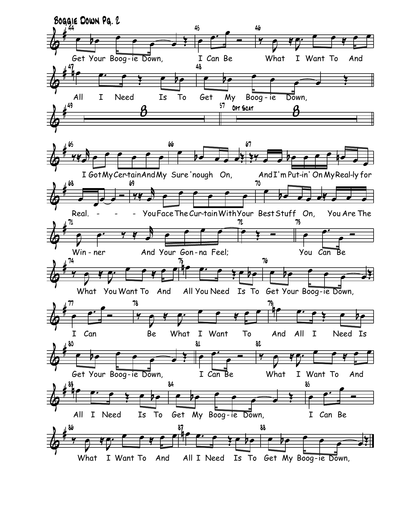 Boogie Down (E.Burger)- Al Jarreau — page 3