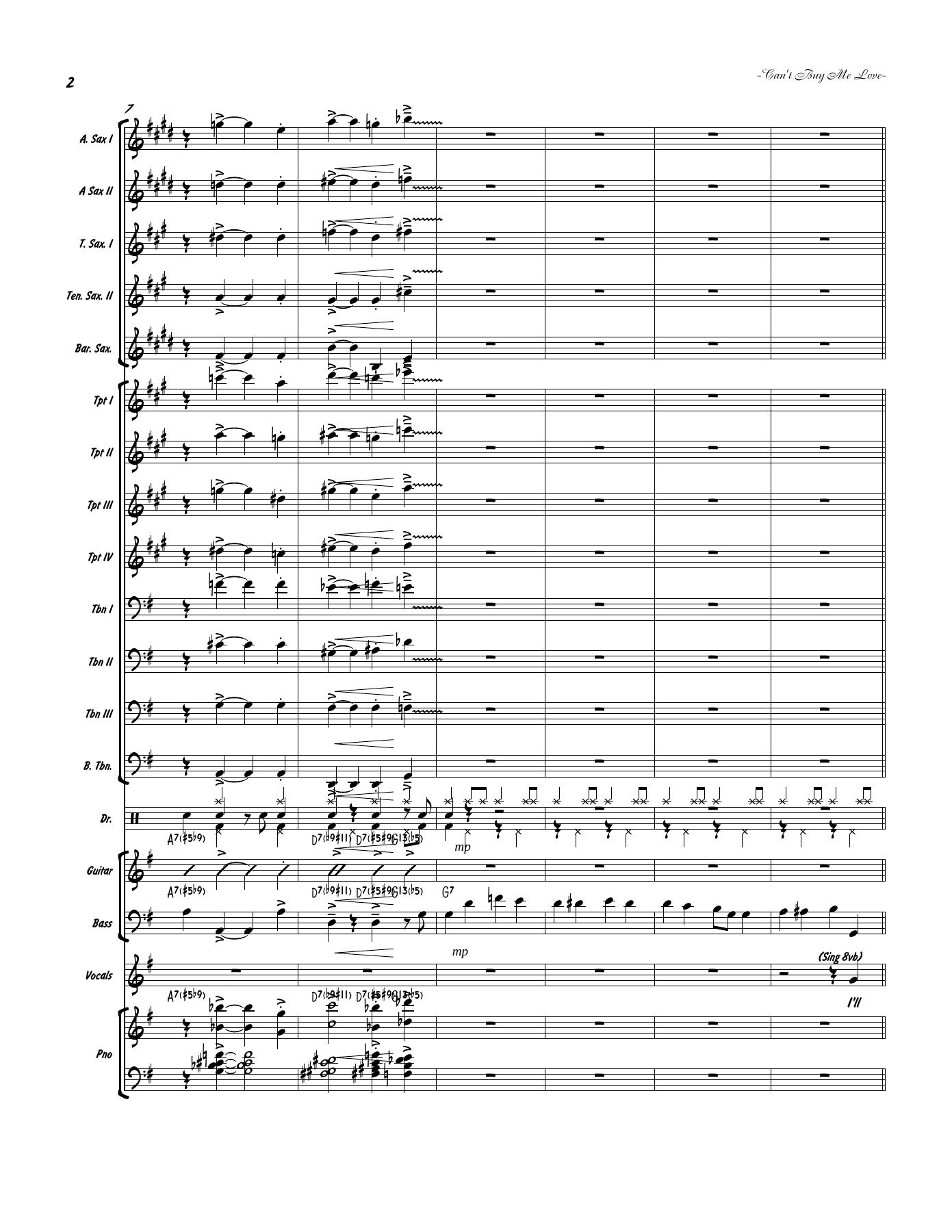 Can't Buy Me Love (S.Evans) M.Buble — page 2