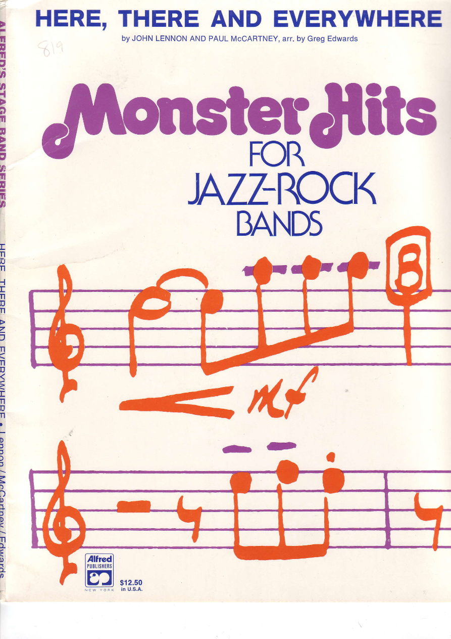 Here, There And Everywhere — sheet music preview