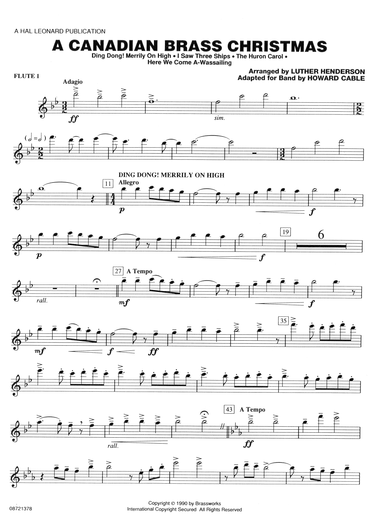 Canadian Brass Christmas-Flauta1 — sheet music preview