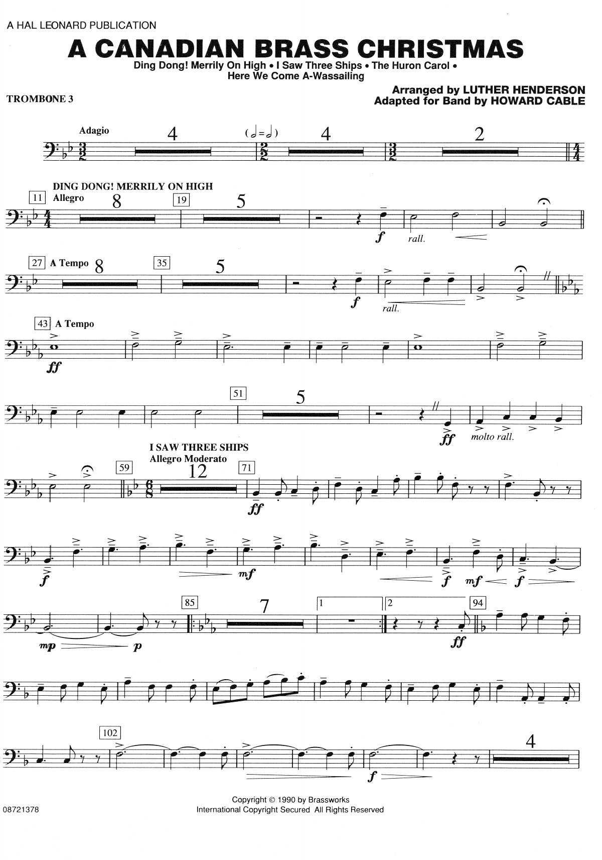 Canadian Brass Christmas-Trombon3 — sheet music preview