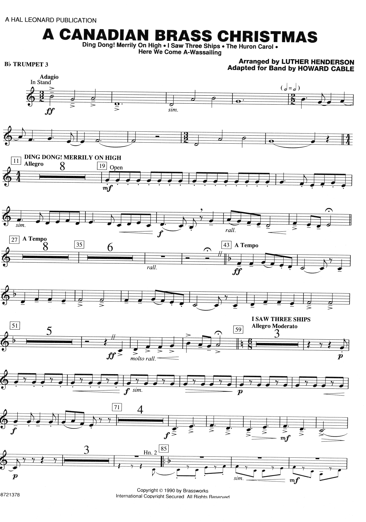 Canadian Brass Christmas-Trompeta3 — sheet music preview