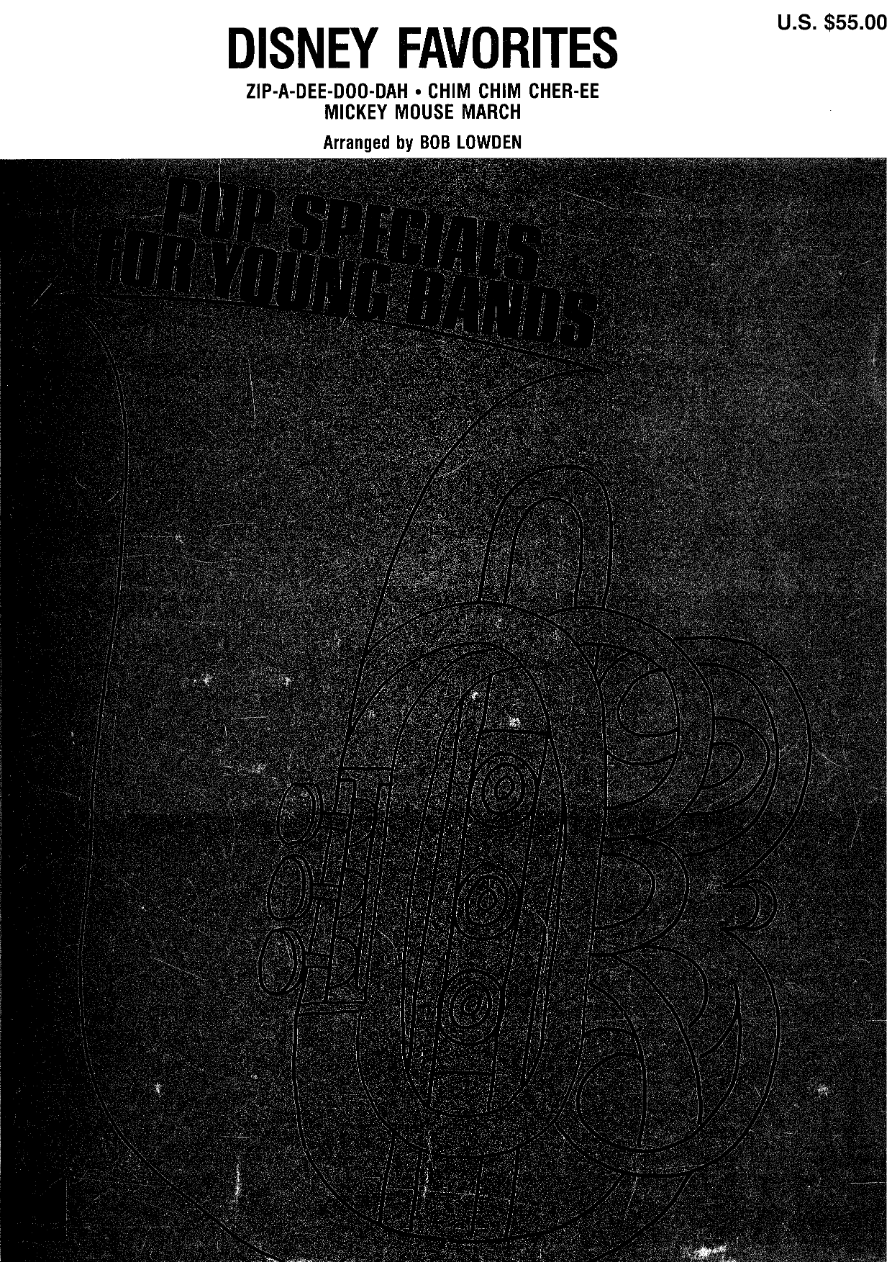 Disney Favorites — sheet music cover (first page)