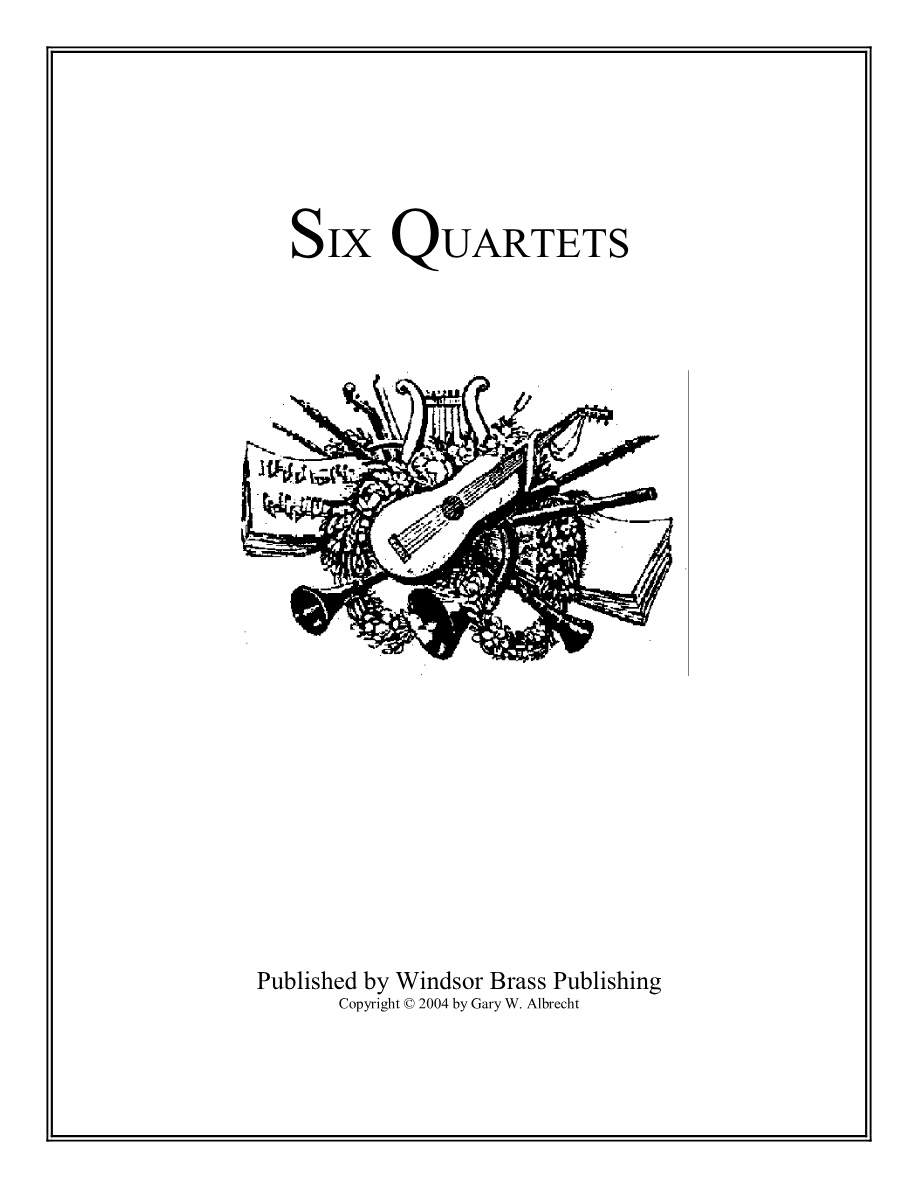QuartetsTrumpeteBook — sheet music cover (first page)