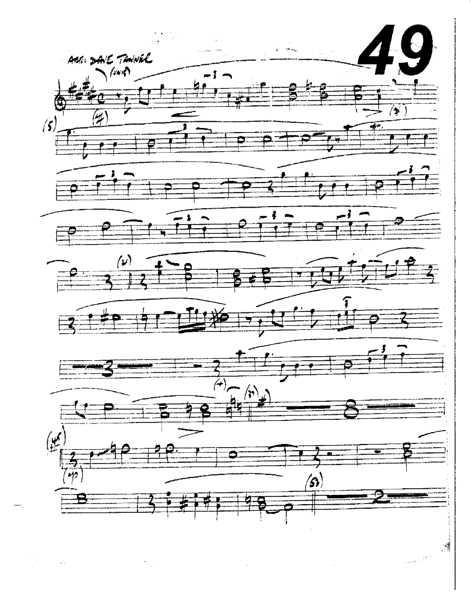 Italian Rhumba-Alto — Small Ensemble sheet music arranged by Mr. X | Latin Jazz