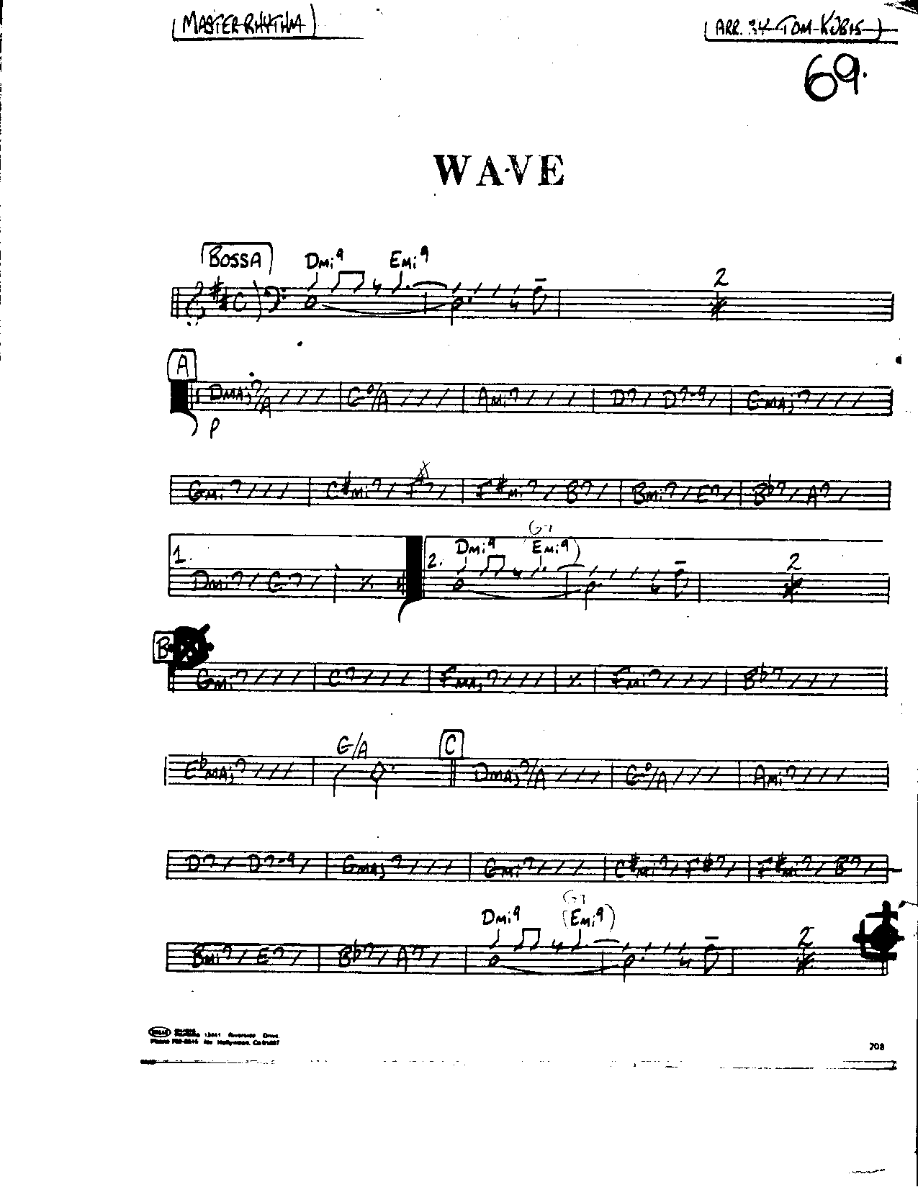 Wave-Piano — sheet music cover (first page)
