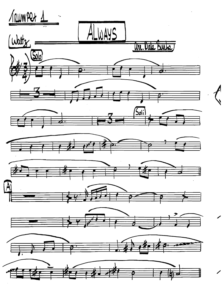 Always Trumpet1 — sheet music preview