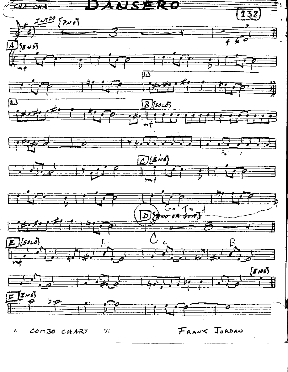 Dansero-Tenor — sheet music preview