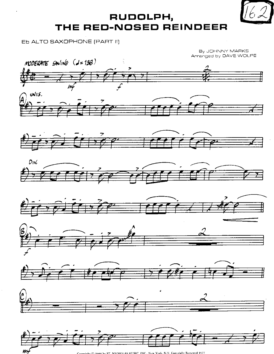 162 RUDO - alto — sheet music preview