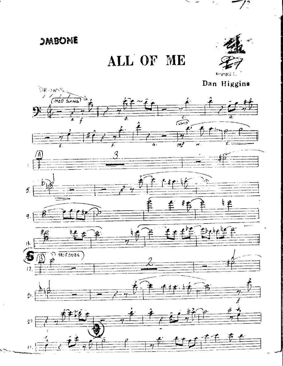 All of ME — sheet music preview