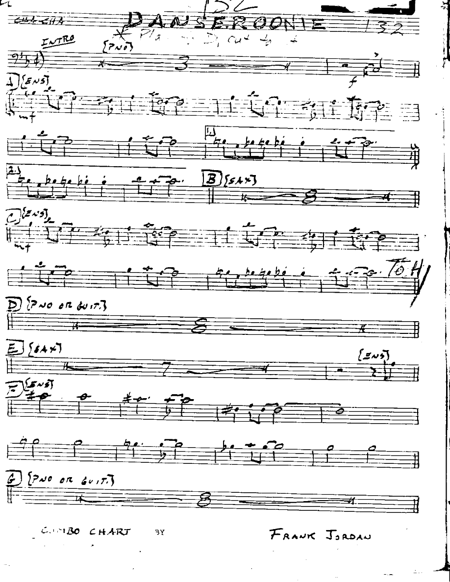 Dansero — sheet music preview