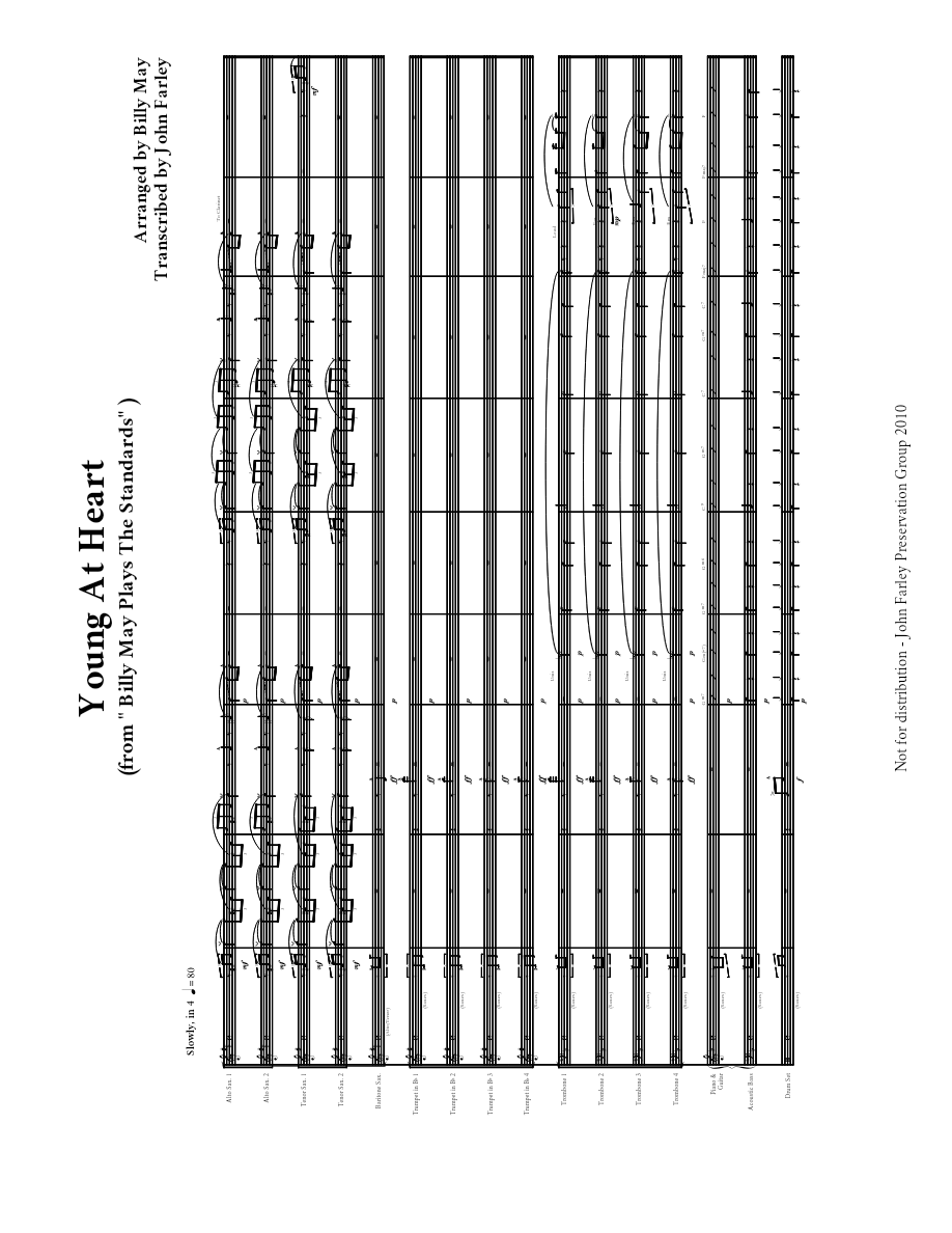 Young At Heart (J.Farley-B.May) MP3 J.Richards — Big Band sheet music by Billy May | Jazz Standard